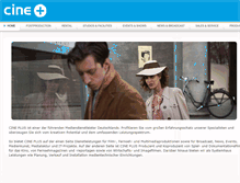 Tablet Screenshot of cine-plus.de