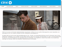 Tablet Screenshot of cine-plus.com